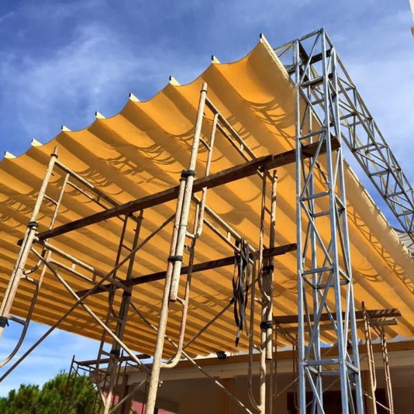 Mái xếp công trình