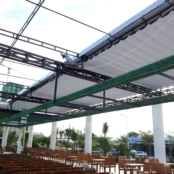 Mái xếp cho quán ăn – cafe