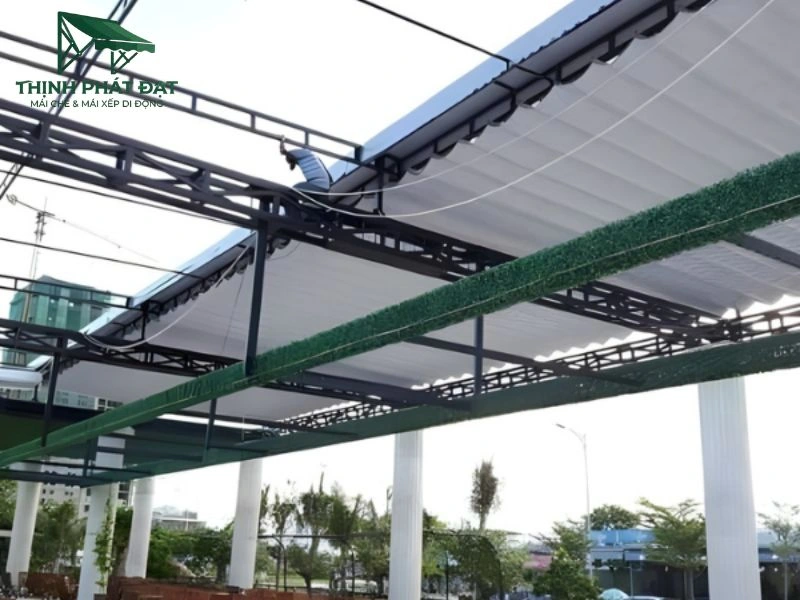 mái xếp di động